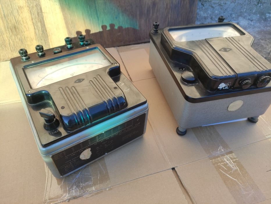 Ретро Измервателни Уреди (СССР) – Фазометър и Милиамперметър