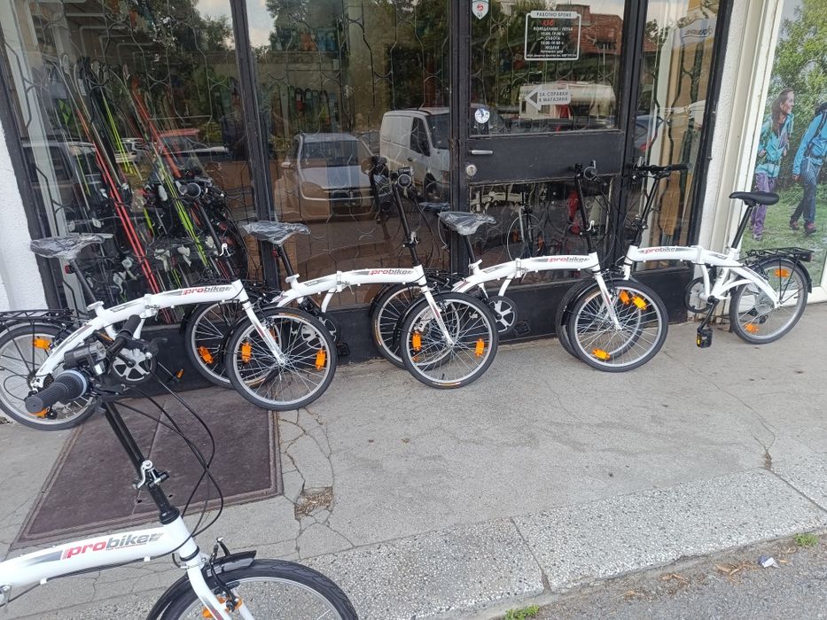 Разпродажба нов сгъваем велосипед  черен с огъната рамка - 200 euro