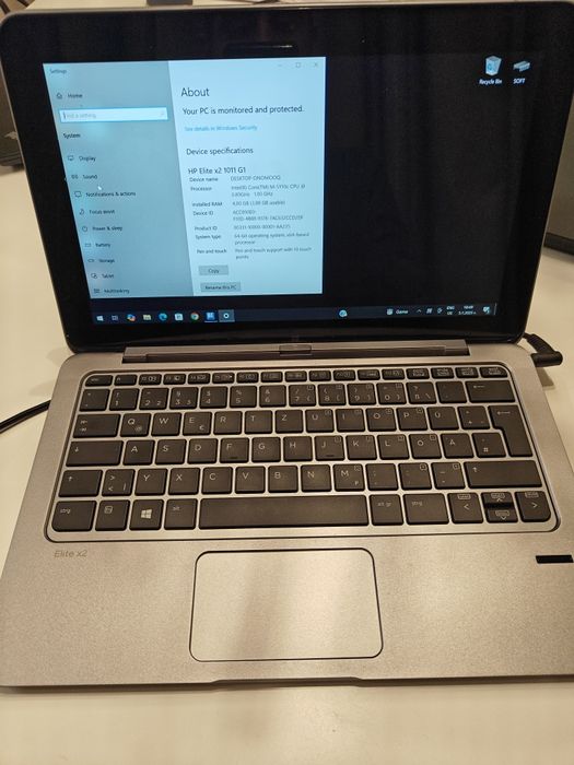 Лаптоп HP Elite x2 1011 G1