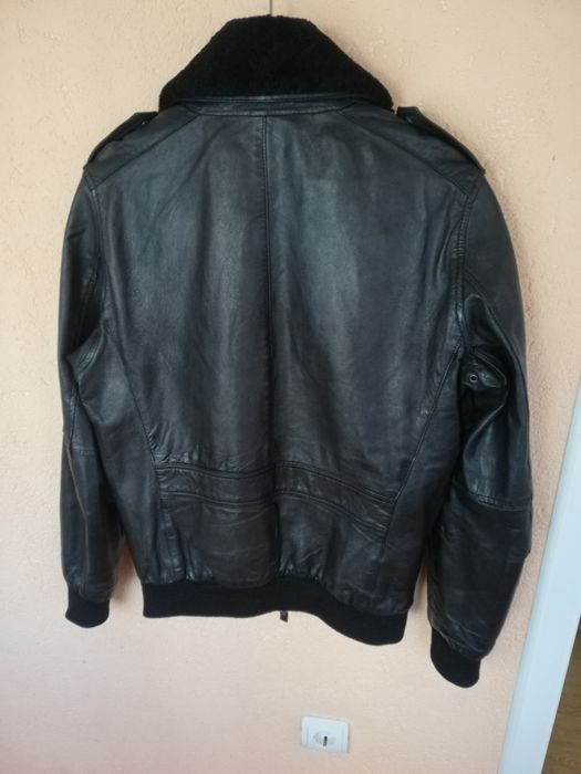 Geaca piele bărbati Zara Man M