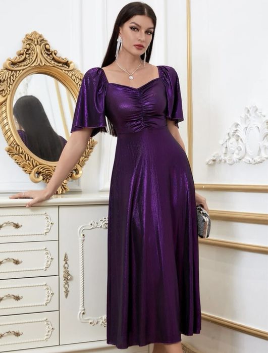 Rochie mov sclipitor