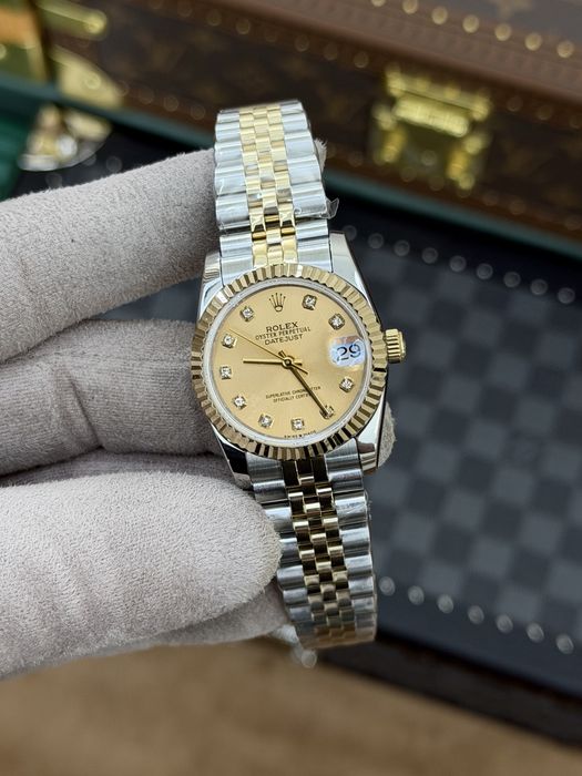 Rolex Date-Just Diamond 31mm Champagne