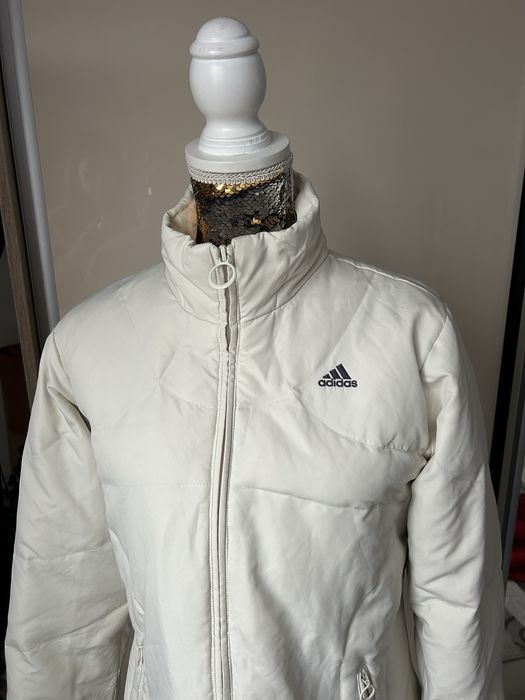 Geaca Adidas M crem alb
