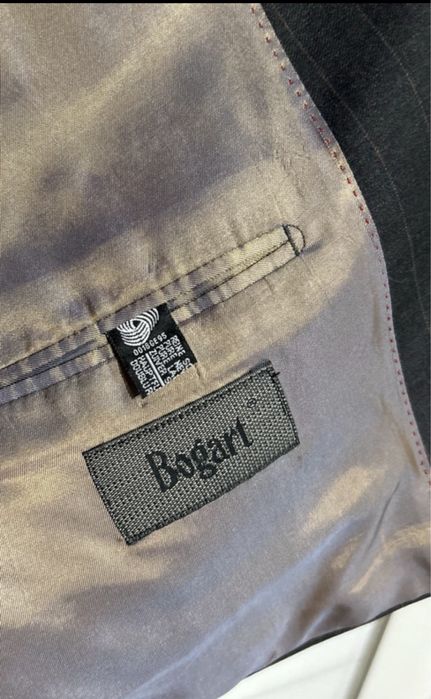 Set Costum Bogart gri închis-negru