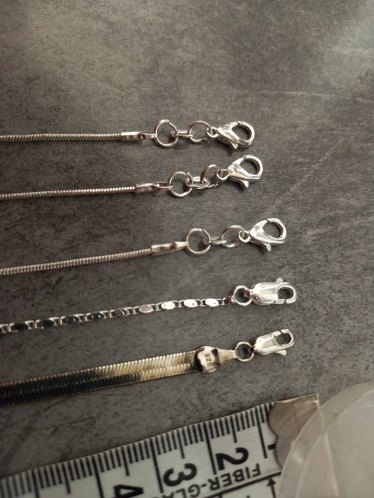 Комплект посребрени синджири