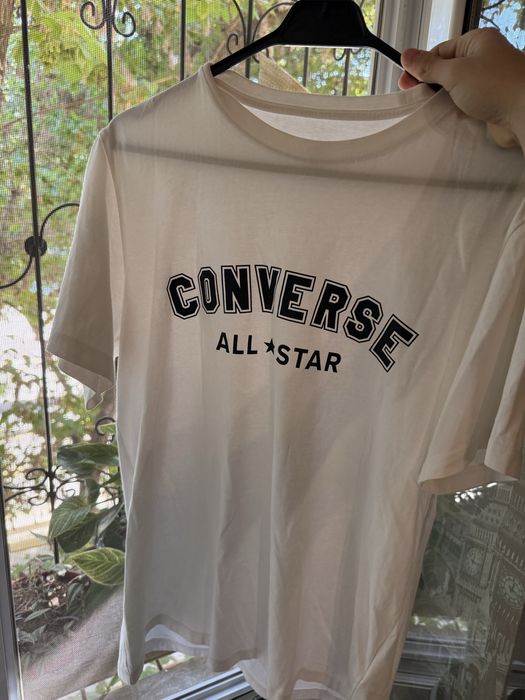 Оригинальная футболка Converse All Star, размер M, унисекс