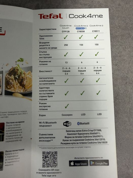 Tefal- мултикукър, еър фрайър