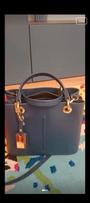 Geanta piele naturala Diamanti