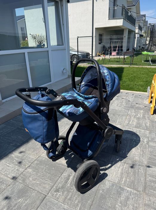 Krausman – Carucior 3 in 1 Topaz Lux Dark Blue LIMITED