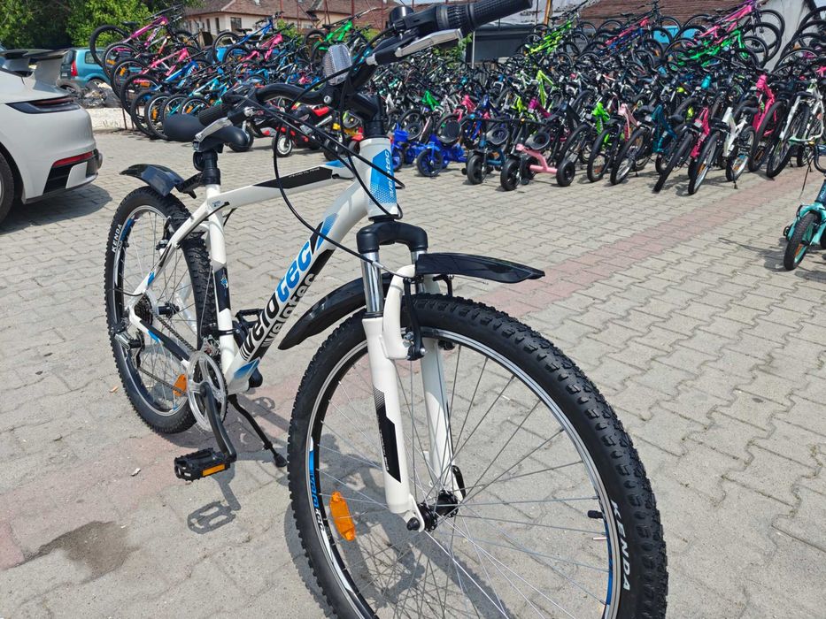 PA Алуминиев велосипед 27.5" PRO бял/син
