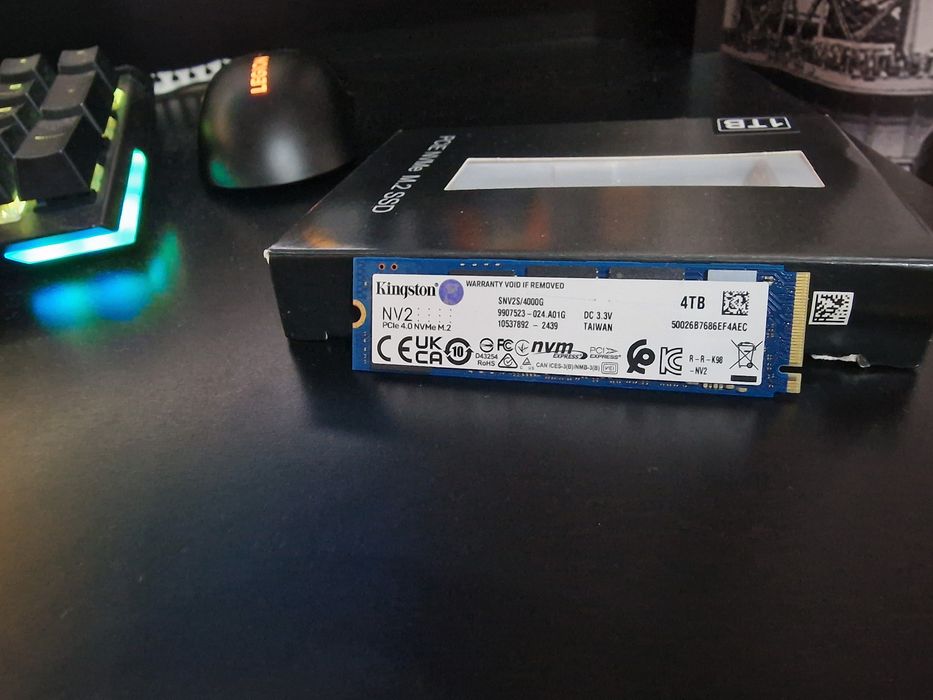 SSD Kinston 4TB - 100% health (PCIe 4.0 NVMe M.2)