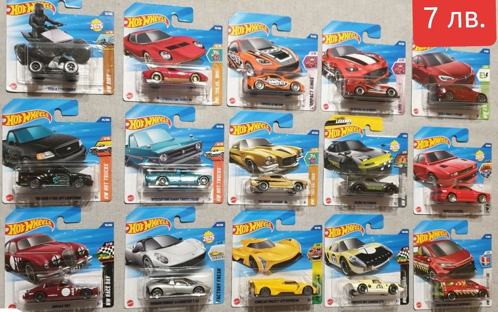 Колички Hot Wheels модели.