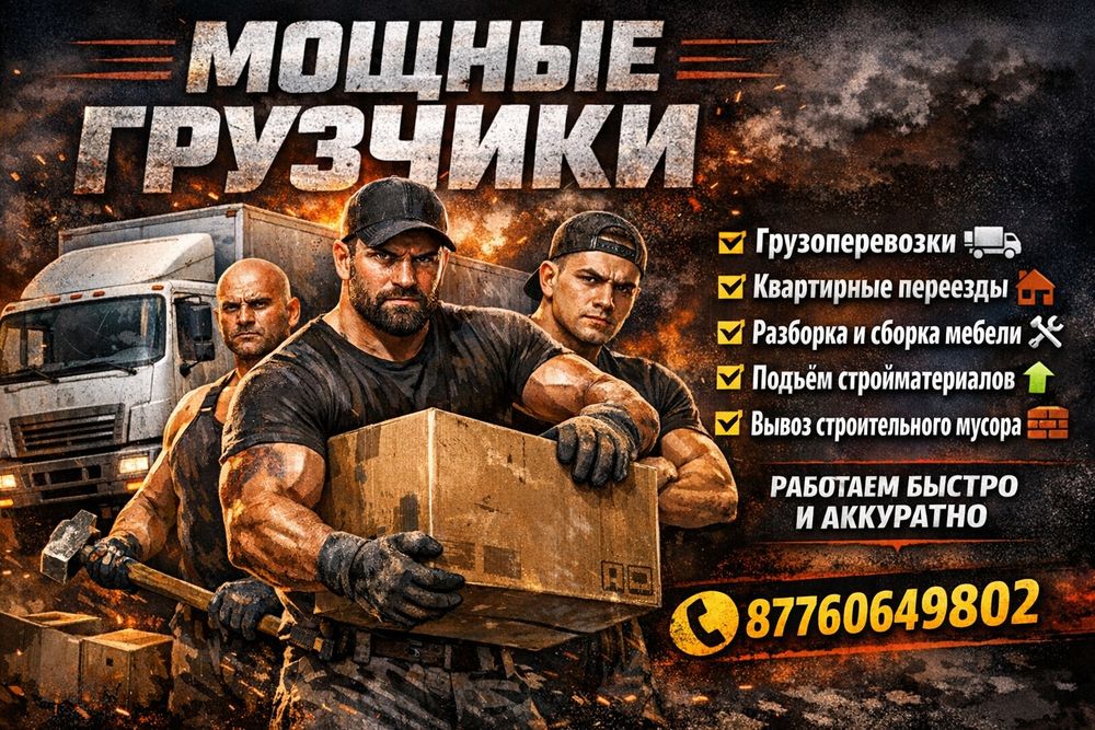 Грузчики грузоперевозки