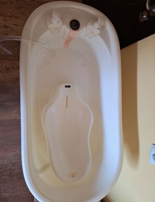 Детска вана със стойка Cangaroo Bubble розова