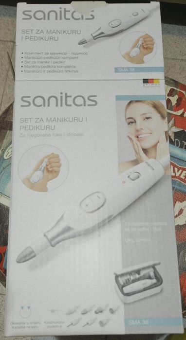 Електрическа пила за маникюр и педикюр Sanitas