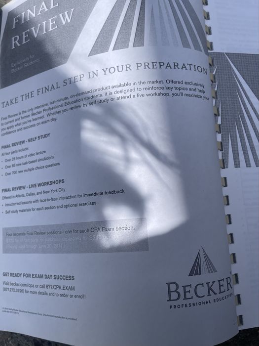 Книги для сдачи CPA