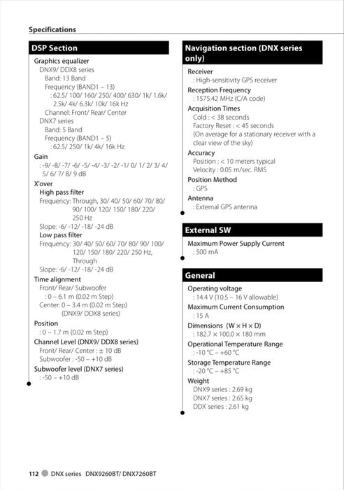 Navigatie Kenwood DDX8026BT multimedia DVD player 2DIN