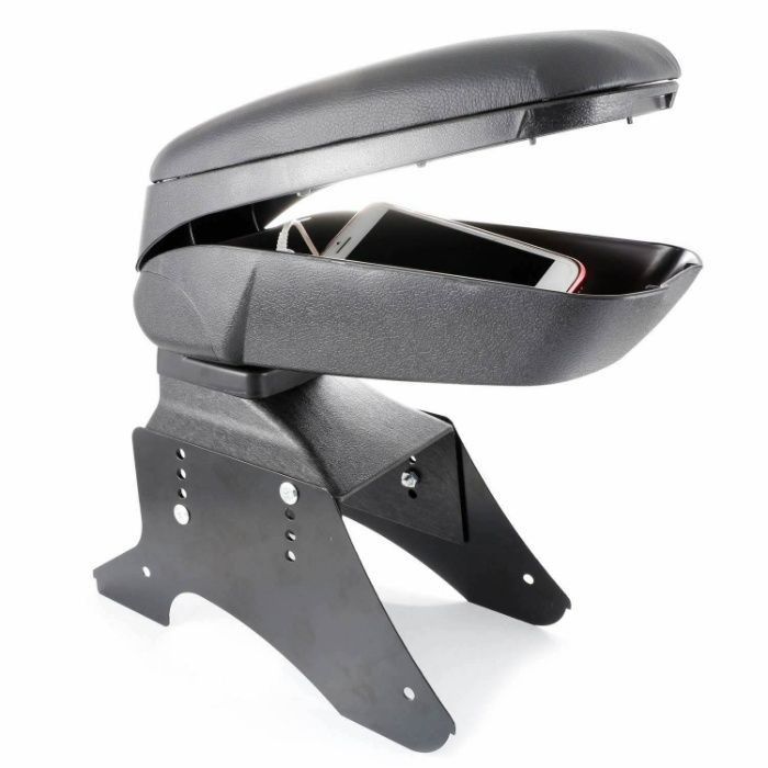 Барче за автомобил нов подлакътник универсален,черен кожен за кола,