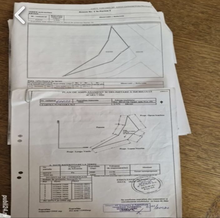 Vand teren extravilan Jud HD