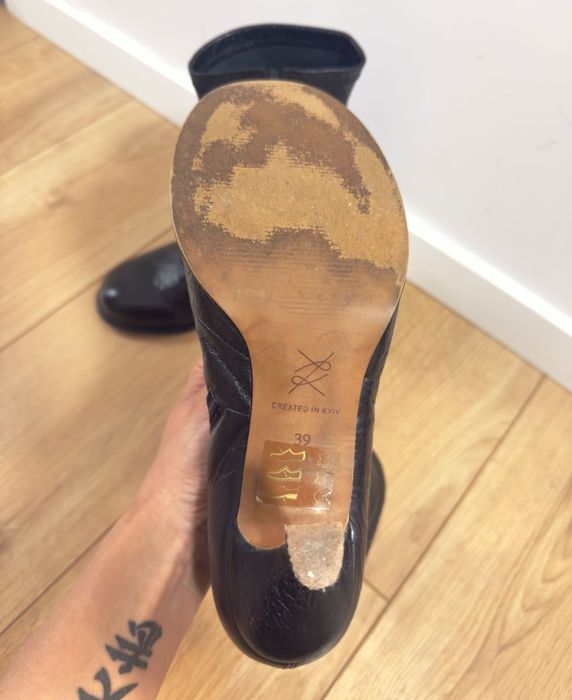 Кожени боти Kacharovska – естествена кожа, размер 39