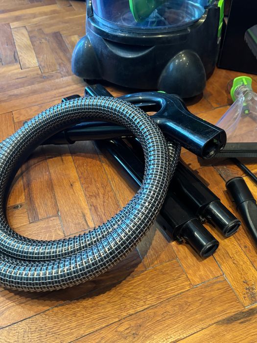 Welmax turbo power cleaner прахосмукачка с допълнителни четки, препарати за пране