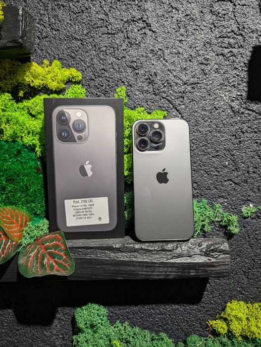 iPhone 13 Pro 128gb Graphite Bat 100% Originala/Fact+Garantie