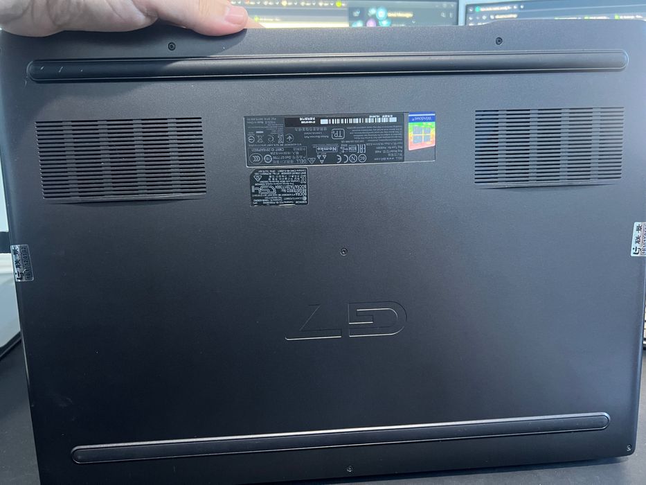 Noutbuk Dell Core i 7-9750H, Ram 16GB, RTX 2070