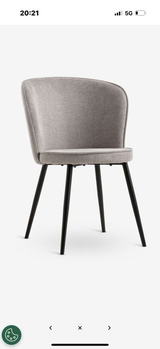 6 бр Стол за трапезна маса Юск