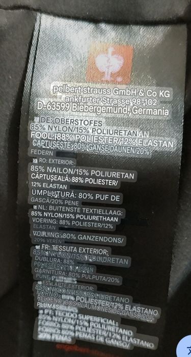 Geaca Engelbert Strauss Vision cu puf de gasca Barbati M