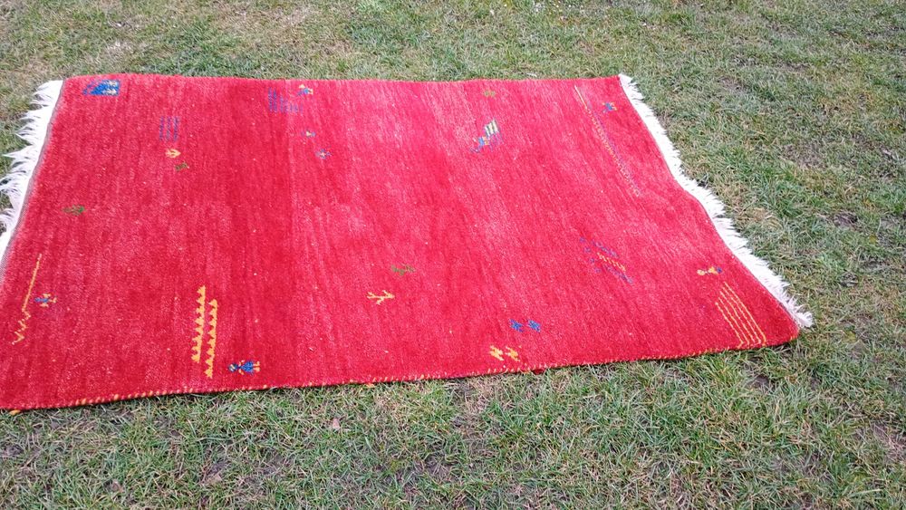 Covor lana lucrat manual