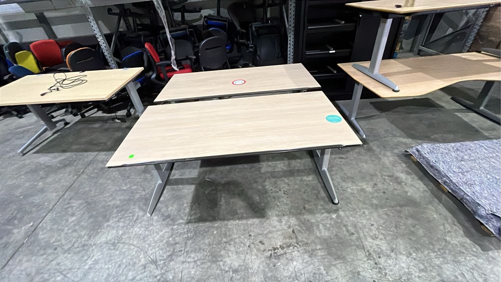 Birou reglabil pe înălțime cu manivelă – 160/80cm – Foarte stabil