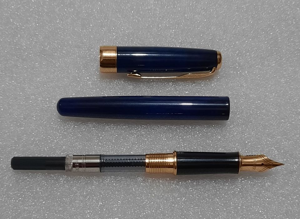 Stilou Parker Sonnet France A III, placat cu aur 23K