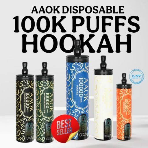 Vape 100.000 Puffs Reincarcabil Narghileq Abur Mult Display