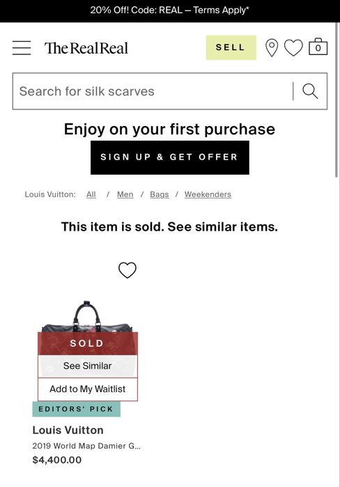 Сумка Louis Vuitton ОРИГИНАЛ! Bandouliere 50