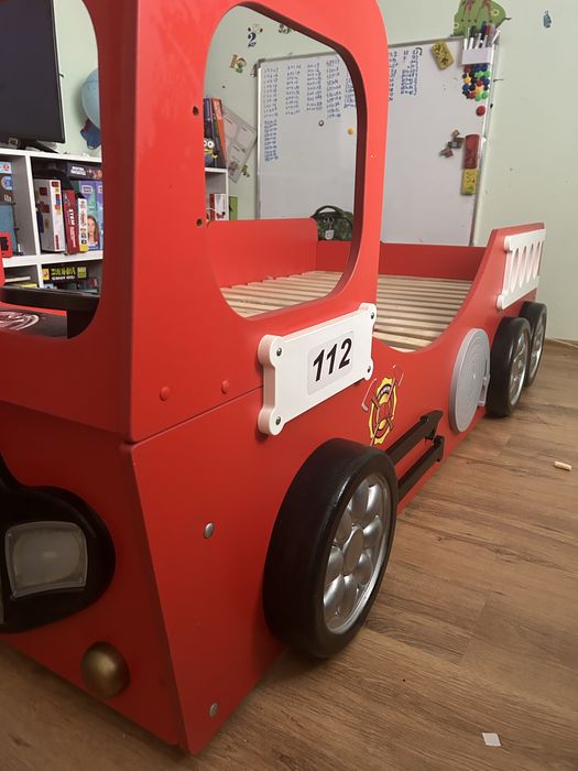 Pat masina pompieri, somiera