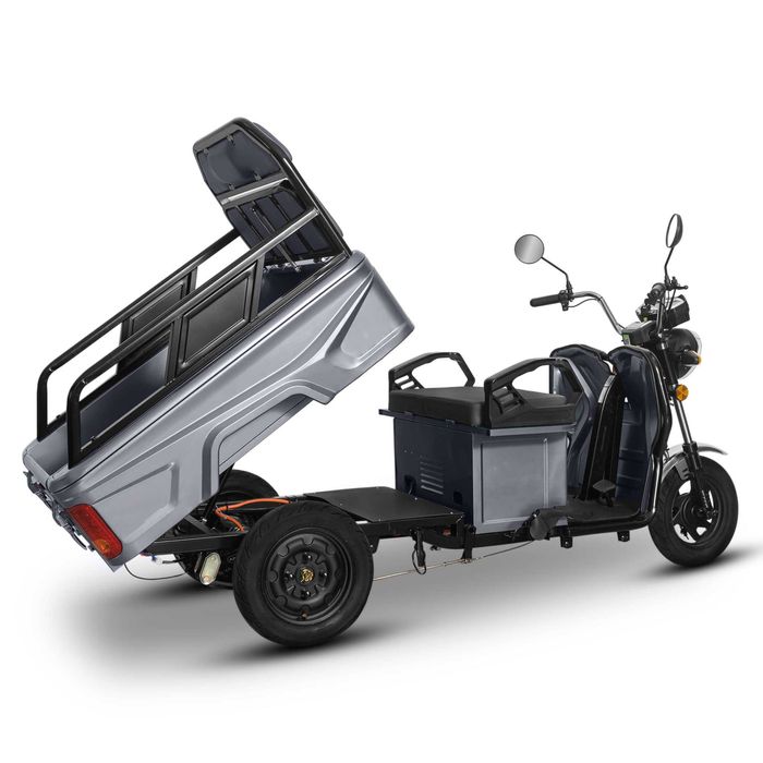 Triciclu Electric cu remorca Tuk Tuk - Nu necesita permis de condus