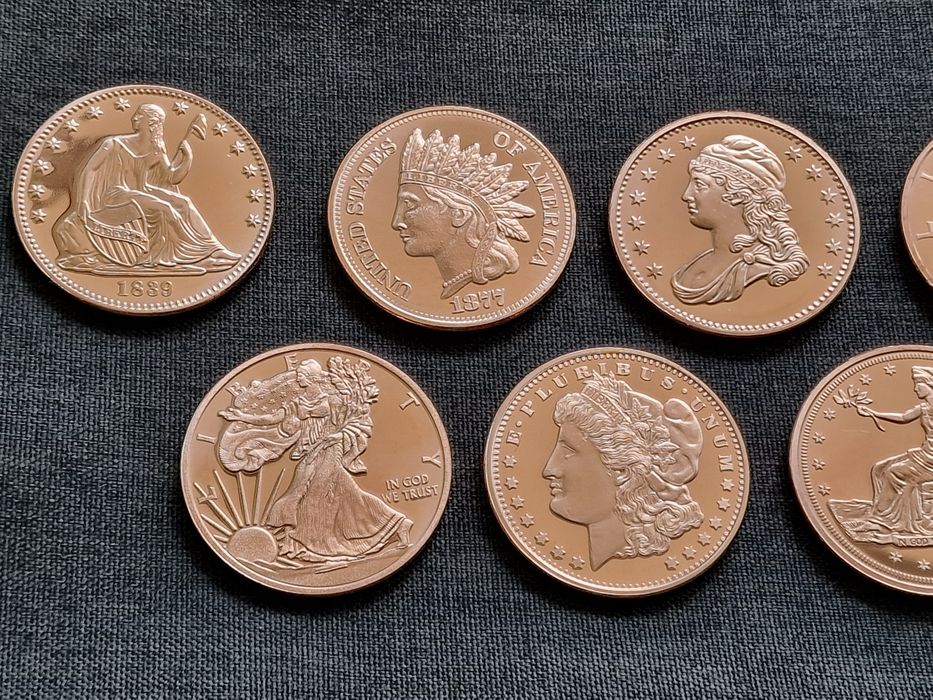 Медна монета, медно кюлче copper coin copper bar