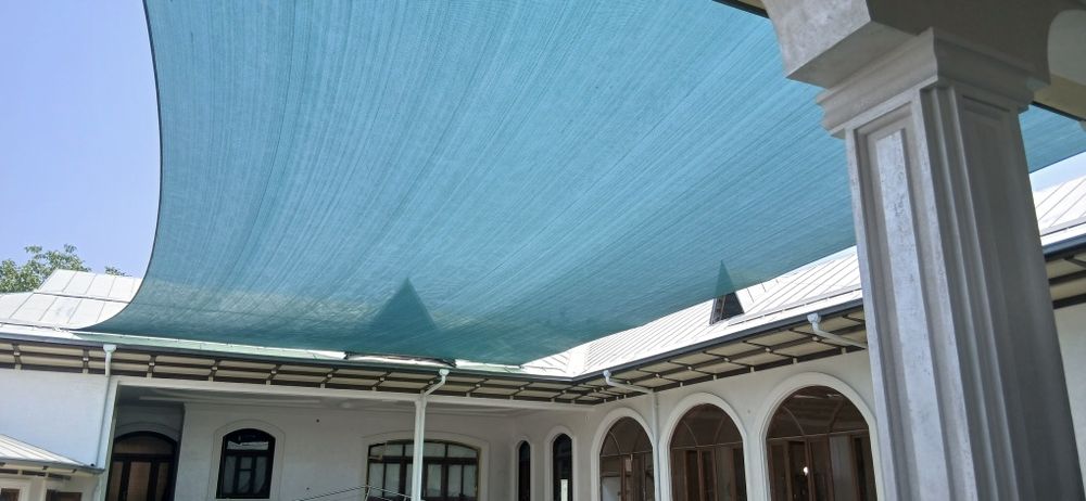 Солнце защита сетка установка соя килувячи баннер тент банер