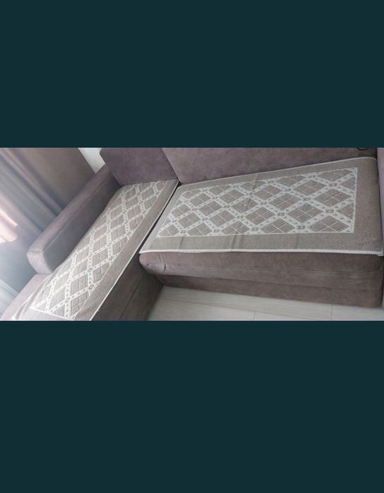 Накидки на угловой диван