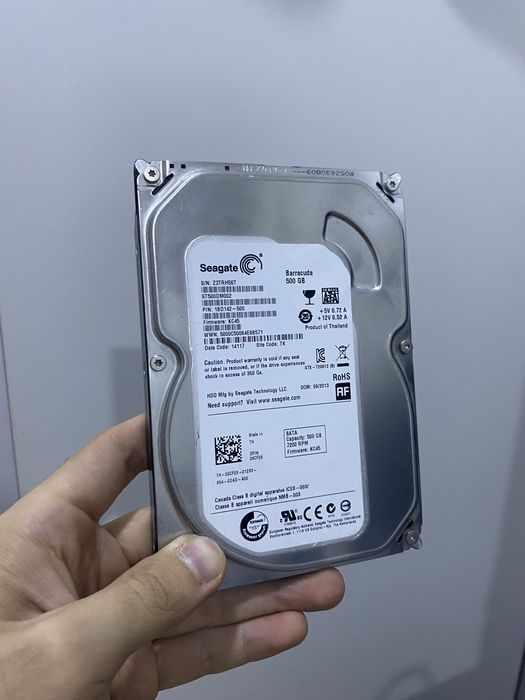 Жёсткий диск Seagate Barracuda 500 ГБ (HDD, 3.5", SATA)