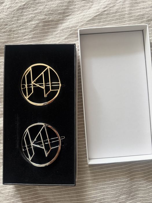 Karl Lagerfeld Monogram Clip set