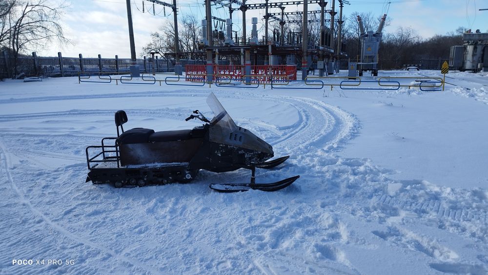 Продам снегоход переделанный буксировщик