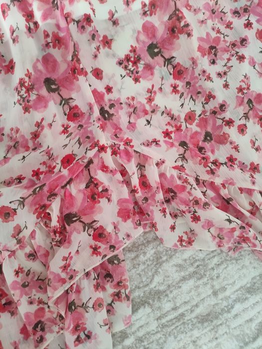 Rochie colorata asimetrică Amisu