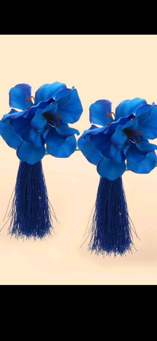 Cercei,sandale-albastre