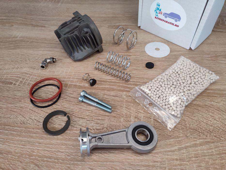 Compresor perne Touareg 7L Audi Q7 A6 C6 Allroad Cayenne kit reparatii