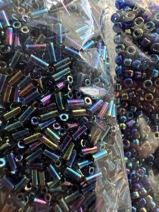 Бисер, стеклярус. Япония, только оригинал.