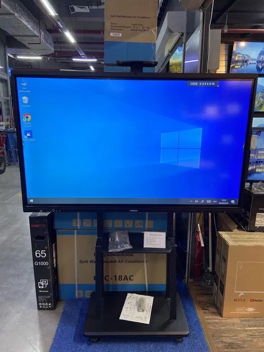 Интерактивная доска 65/75/86/98 все размеры есть Доставка + Установка