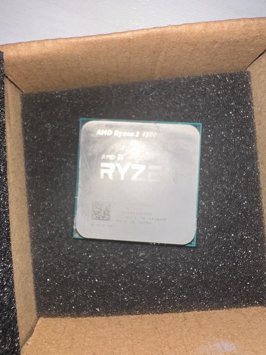 Procesor Ryzen 5 4500 + Cooler stock AMD + 1650 4GB
