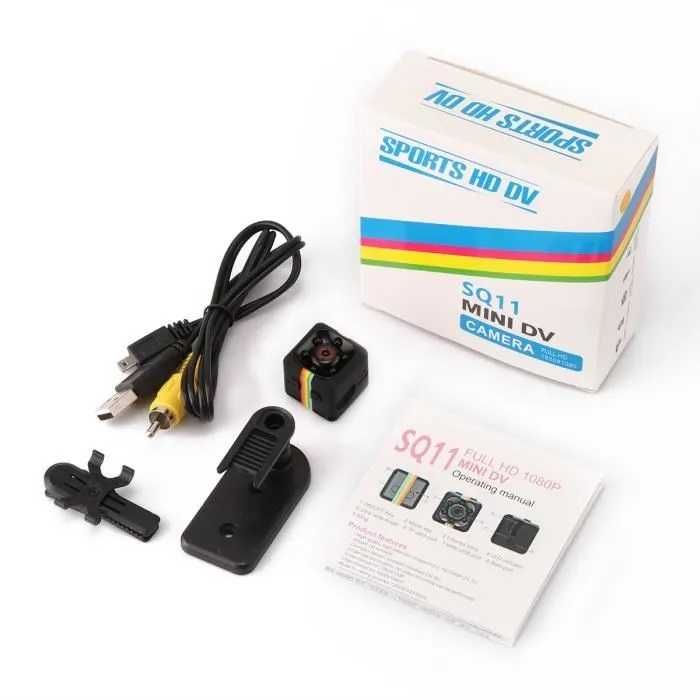 Малка камера DVR с нощно виждане и сензор за движение, Шпионска камера