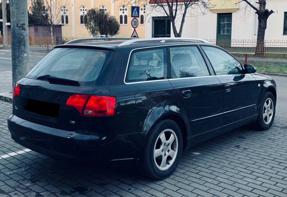 Audi A4 / Motor 1.6 Benzină / AN 2006 / Euro 4 / 220000 Km / Adus Acum